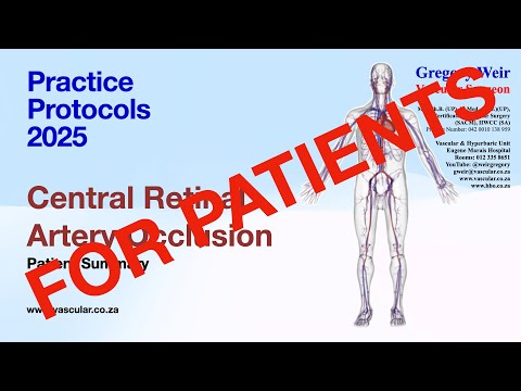For Patients - Central Retinal Artery Occlusion Protocol 2025