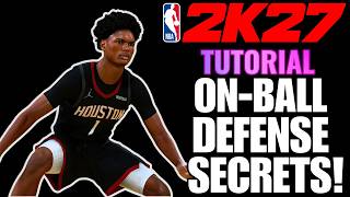 MATIKAN PERGERAKAN LAWAN dengan TIPS DEFENSE ON BALL di NBA 2K27 ini!