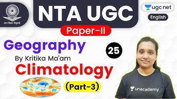 NTA UGC NET 2020 (Paper-2) | Geography by Kritika Ma