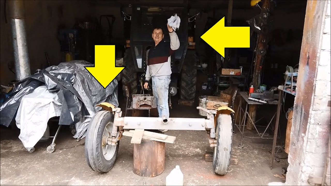 Bodzio regeneruje oś od Ursusa c 360 3p!!!