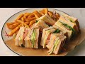 أشهر ساندوتشات المطاعم في البيت! Club Sandwich