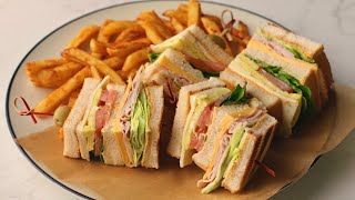 أشهر ساندوتشات المطاعم في البيت! Club Sandwich