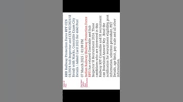 Railway RPF Sub Inspector SI Score Card Released#SarkariResult #RPF Click to ChecK :