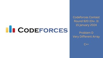Codeforces||Round 920||Div. 3||Problem D||Very Different Array||Two Pointer||Easiest Method||C++