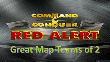 Command and Conquer Red Alert Remastered 2v2v2v2 (Great Map for Teams of 2 Games)