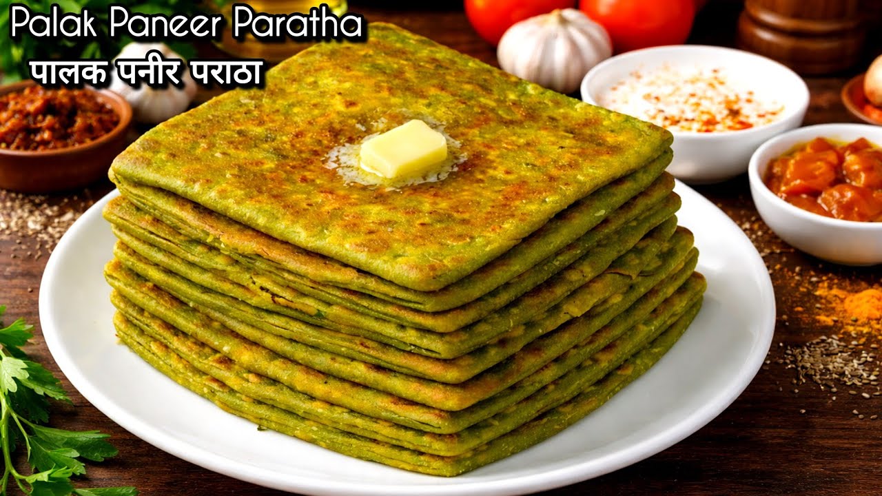 पालक न खाने वाले भी रोज किलो-किलो पालक खरीदेंगे ये Palak Ka Paratha खाकर|Palak Paneer Paratha Recipe