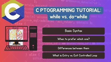 Lecture 24. C Programming || while vs do-while loop