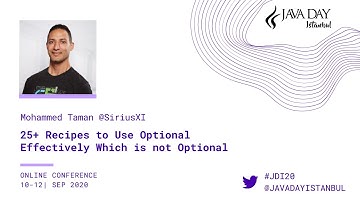 25+ Recipes to Use Optional  Effectively Which is not Optional - Mohammed Taman - JDI 2020
