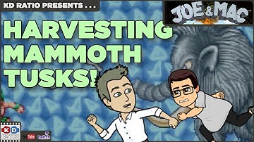 Retro Gaming Playthroughs | KD Ratio Plays Joe & Mac Highlights | Harvesting Mammoth Tusks!