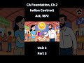 Chapter 2 Indian Contract Act 1872 | CA Foundation Business Law | Fun &amp; Easy Revision! Unit 2 Part 3