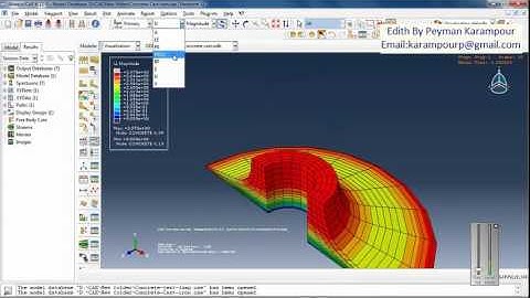 Simulation Concrete slump test in Abaqus