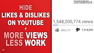 How To Hide Your Likes And Dislikes On YouTube | Remove Dislikes On YouTube