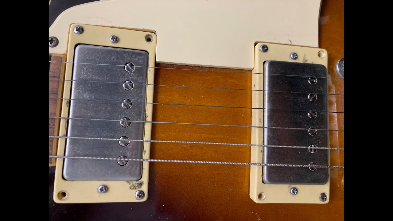 ご好評 感想有り）手巻きピックアップ ハムバッカーセット、フェイズ