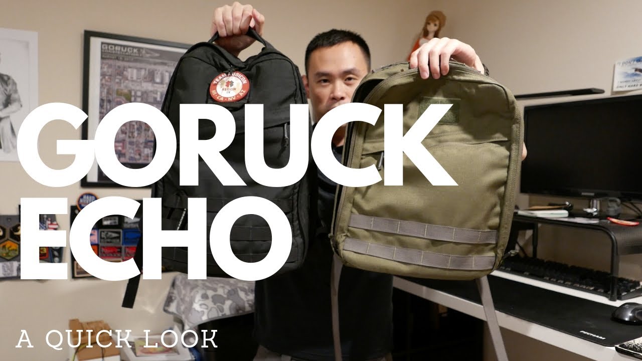 GORUCK GR1's lil' bro - Echo - Quick Look + Comparison