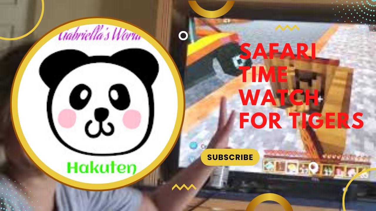 Gabby Throwback Minecraft Safari Episode 1: Don't Let the Tiger Bite You