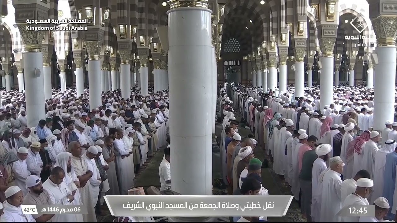 صلاة الجمعة للشيخ عبدالباري الثبيتي 6 محرم 1446هـ