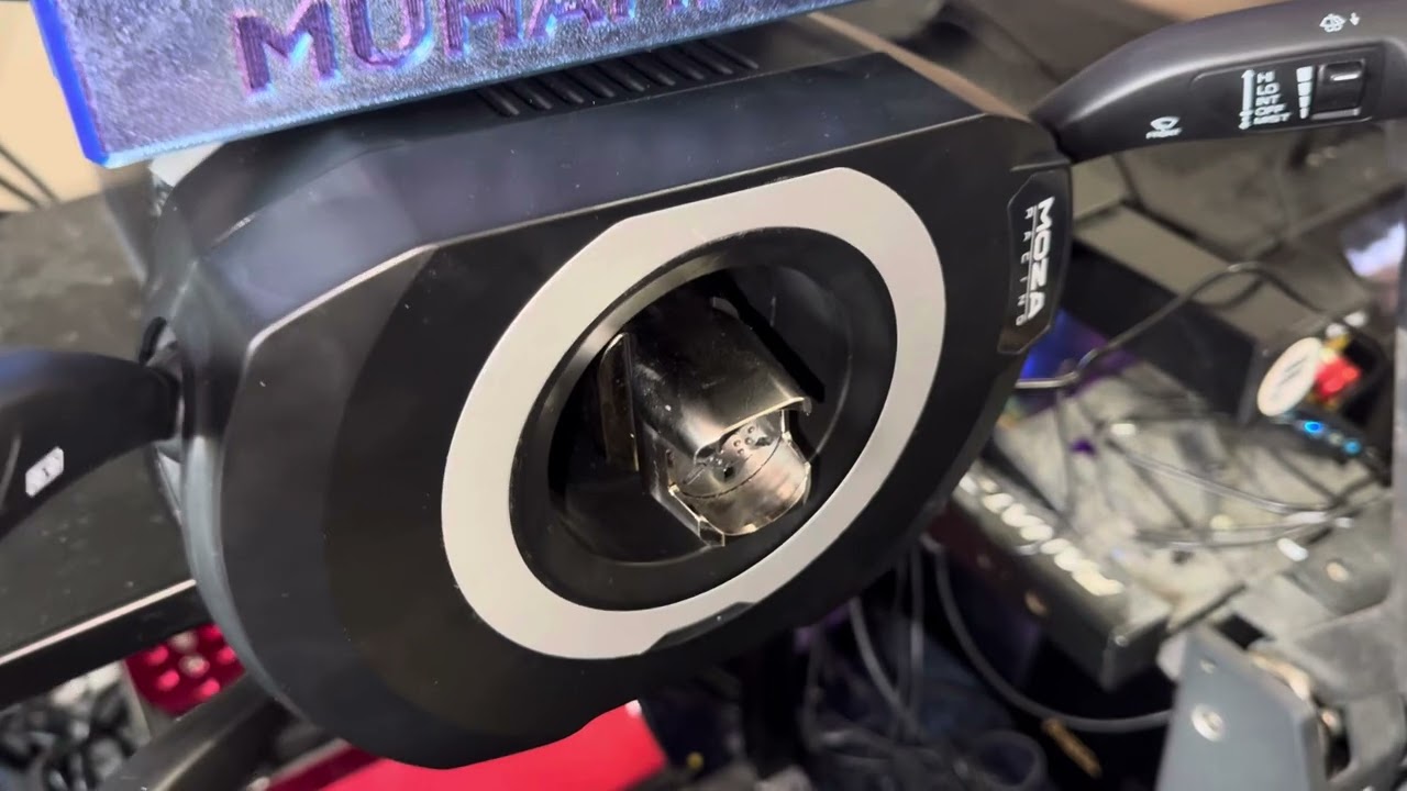 More proof that the FANATEC DD1 works without any adapter MOZA STALK adapter with auto cancel