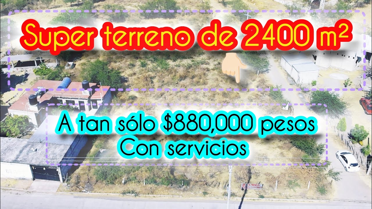 GRAN OPORTUNIDAD 📢 EL TERRENO MAS BARATO DEL AÑO CON TODOS LOS SERVICIOS💧⚡