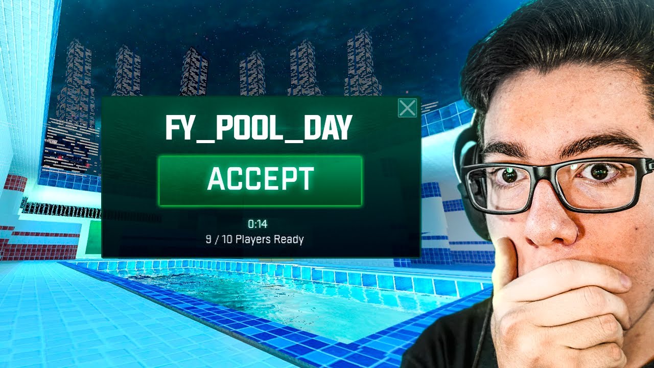 Pool Day Cs:go COMPETITIVO NA FY_POOL_DAY do CS:GO (Funciona?) - YouTube