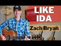 Learn The Easiest Zach Bryan Song Like Ida Guitar Lesson mp3