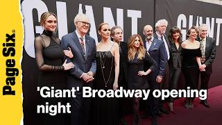John Lithgow, Aya Cash and more attend 'Giant' Broadway opening night