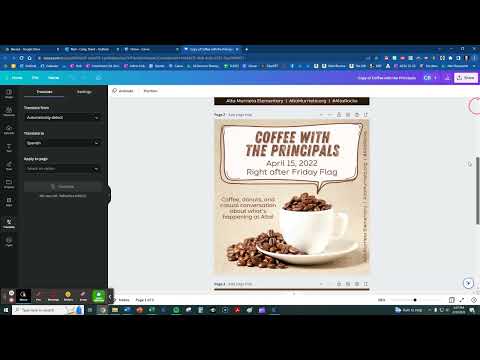 Translate Feature in Canva