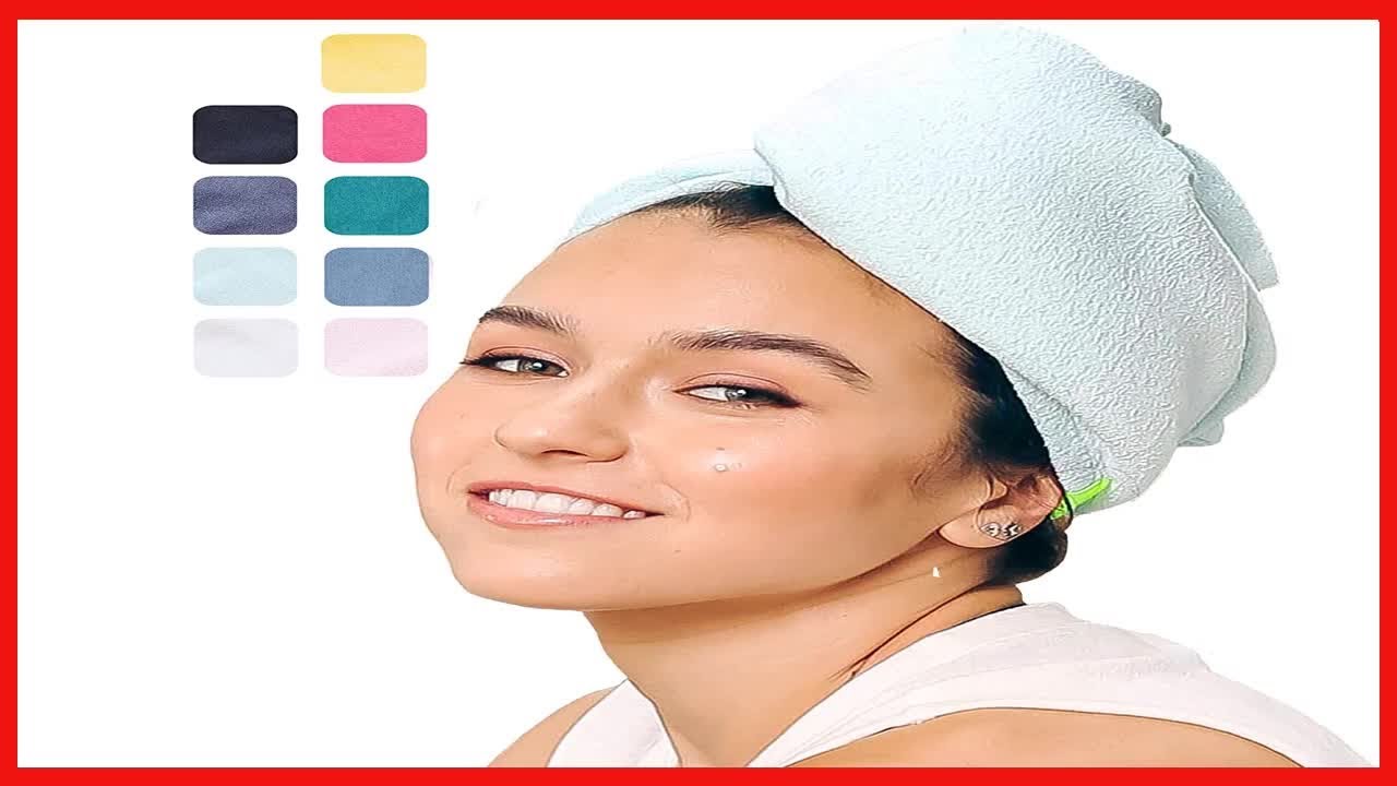 Great product AQUIS Hair Wrap, WaterWicking Microfiber Towel, Dries