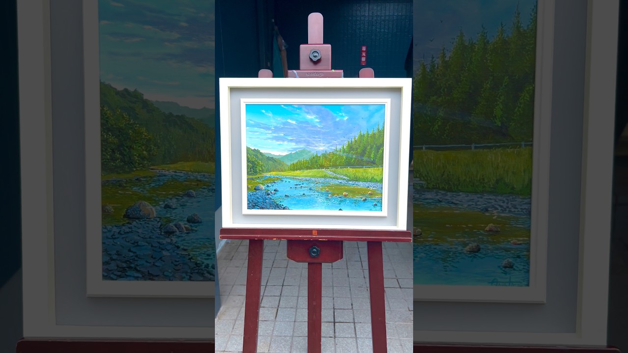 今年の夏は、みんな何するの？！ #アート #painting #art #絵 #イラスト #アクリル画 #shorts