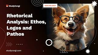 Rhetorical Analysis: Ethos, Logos and Pathos - Essay Example
