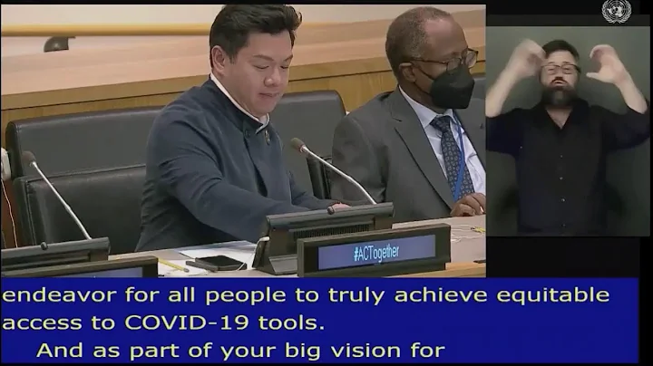 LIVE from #UNGA: @DrTedros' remarks at the High-level event on Ending the #COVID19 Pandemic