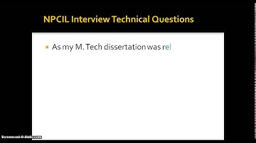 NPCIL Technical Interview Questions for Mechanical Engineering