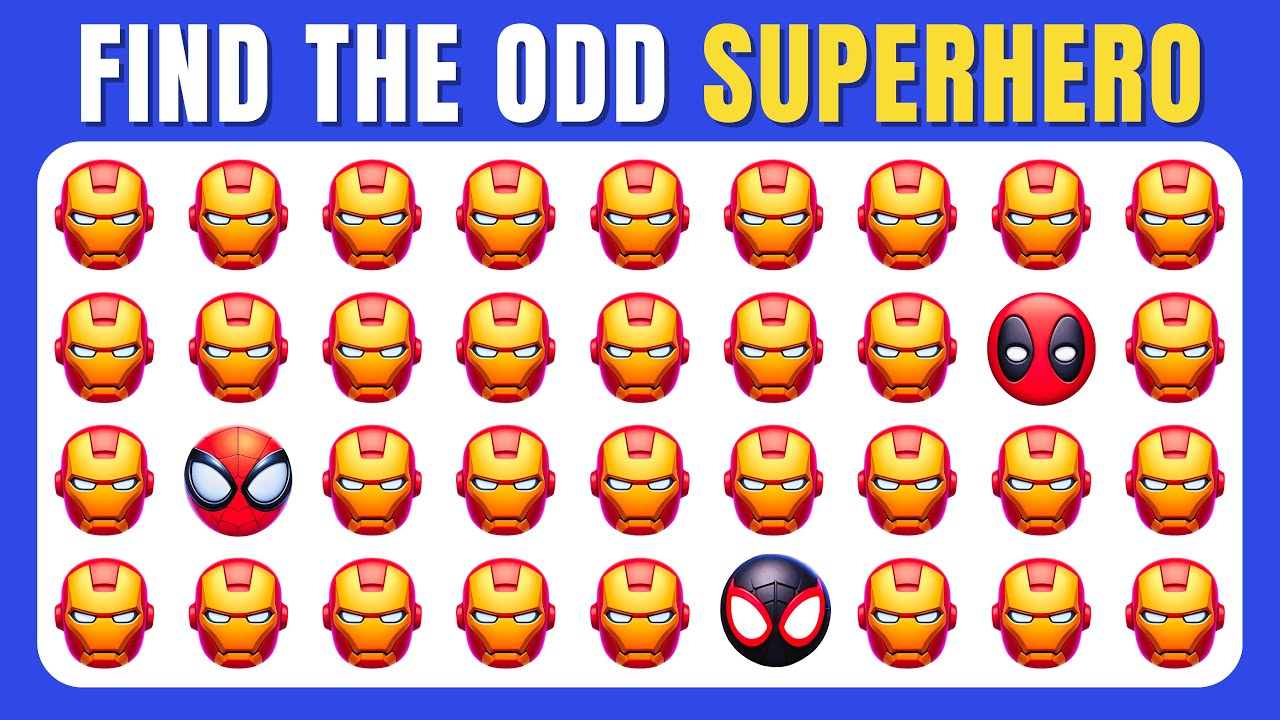 Find the ODD One Out - Marvel & DC Edition! 🕷️⚡ | 40 Rounds | Quizzer Alien