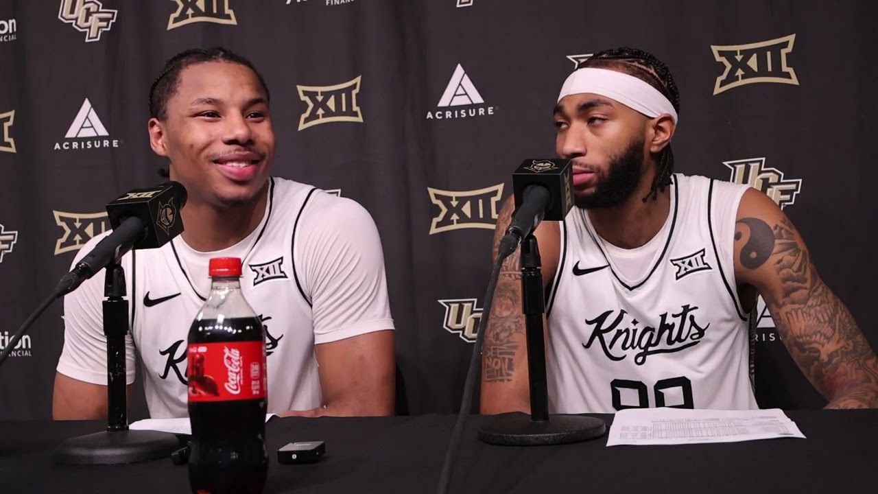 UCF 81, Mercer 63 - Пресс-конференция с участием Джеймичела Стиллвелла и Джордана Беркса ⚔️🏀