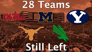 Each Team's Path To The CFP Week 14