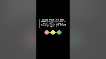 MyISAM to InnoDB: Conversion (SQL Interview Q&A)