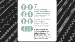 SINGER® ONE PLUS™ Sewing Machine Stitches
