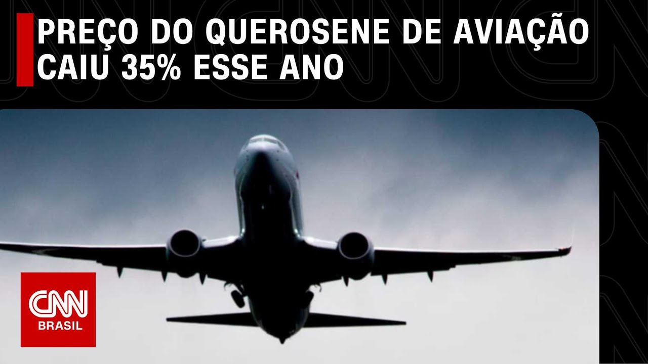 Querosene de aviação barateou 40% desde o pico de preços do ano