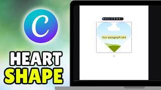 كيفية إنشاء صورة على شكل قلب في كانفا (2026) - تعديل صورة مجمعة على شكل قلب screenshot 2