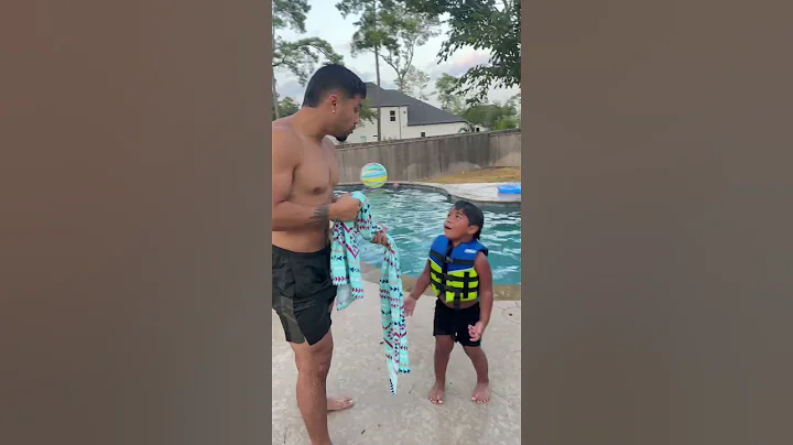 Mom catches dad and son fighting  over the last towel so she does this #shorts