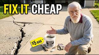 STOP Paying 300 to Fix Concrete Cracks A 5 Bag Does the Same Job