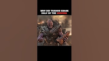 "Why Did Thanos Erase Half Of The Universe" #shorts #mcu #edit #marvel #avengers