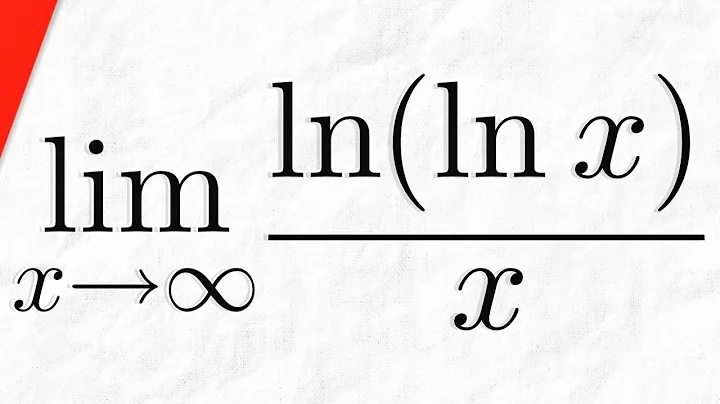 Limit of ln(lnx)/x as x approaches Infinity (L'Hospital's Rule) | Calculus 1 Exercises