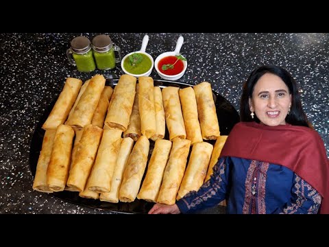 Mutton Spring Rolls In Urdu and Hindi [English Subtitles] - YouTube