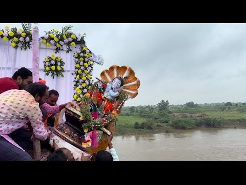 Adilabad Pipparwada Ganesh Nimajjanam | Ganesh Nimajjanam in Penganga River #ganeshvisarjan