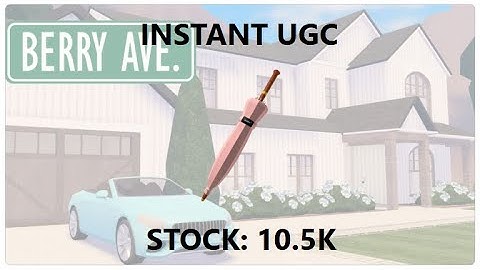 [UGC LIMITED] Berry Avenue RP - ALMOST INSTANT UGC SCRIPT