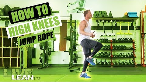 How To Do HIGH KNEES JUMP ROPE | Exercise Demonstration Video and Guide