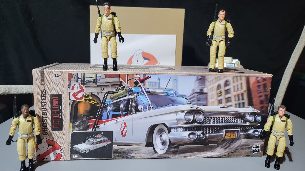 unboxing ghostbuster's ecto-1 plasma series 40 ans
