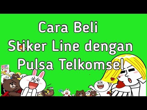 LINE TUTORIAL - Cara Beli Stiker LINE Pakai Pulsa. 