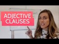 Adjective clauses  adjective clause connectors examples  breaking english