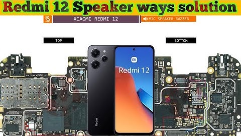 Redmi 12 Speaker Not Working problem solution | Redmi 12 Speaker ways|# thesoilboy
